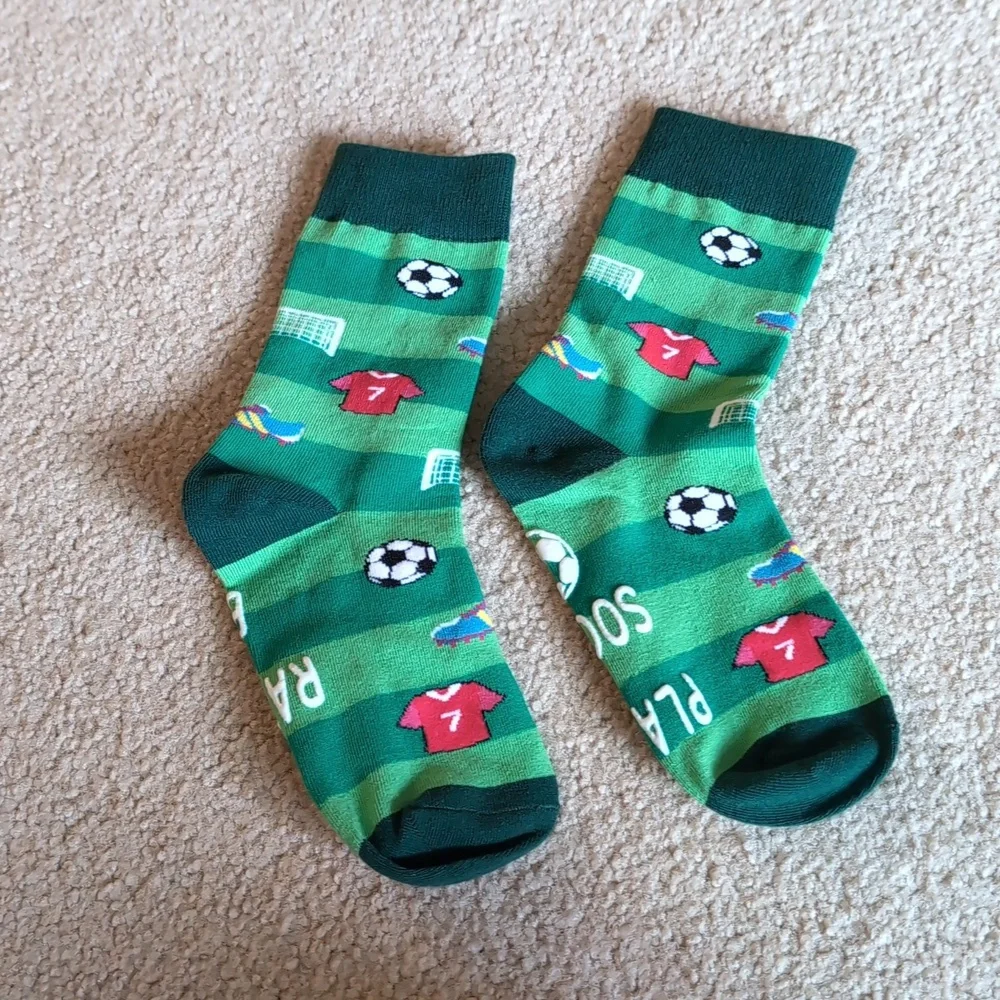 Soccer socks, toddler size, new without tags